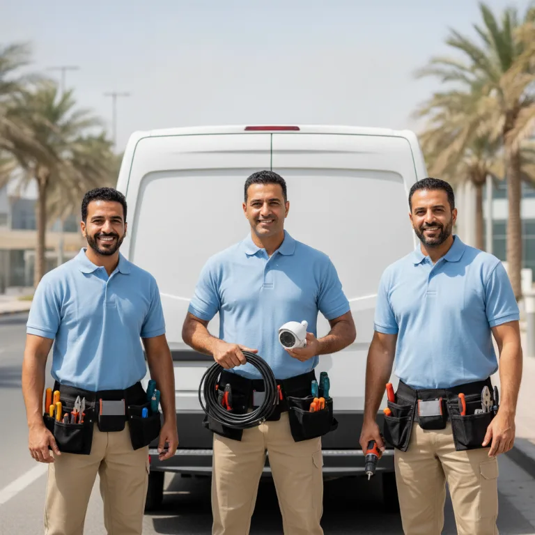 Cctv Installation team in Zayed City